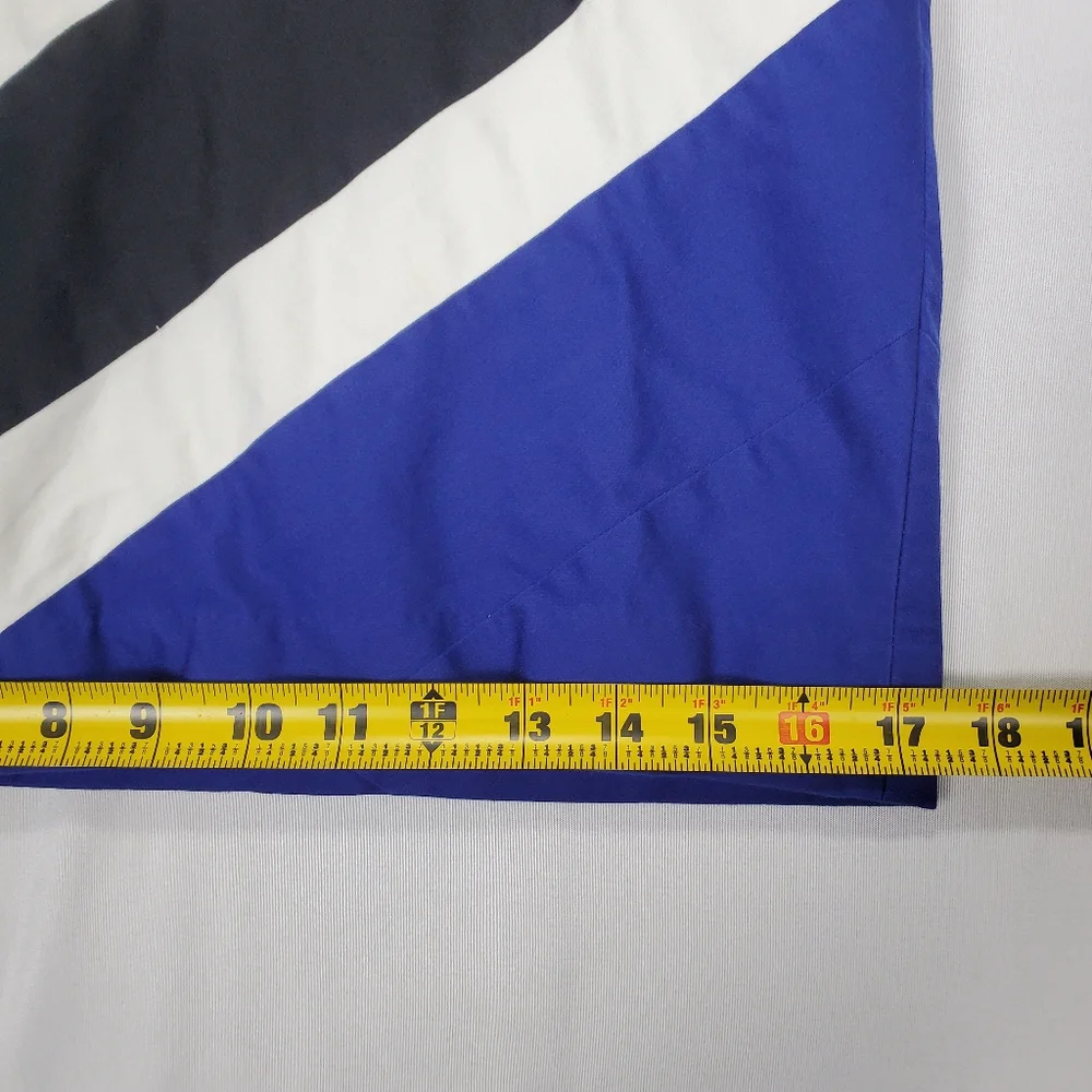 WHBM White House Black Market Mini Pencil Skirt Size 2 Black White Blue